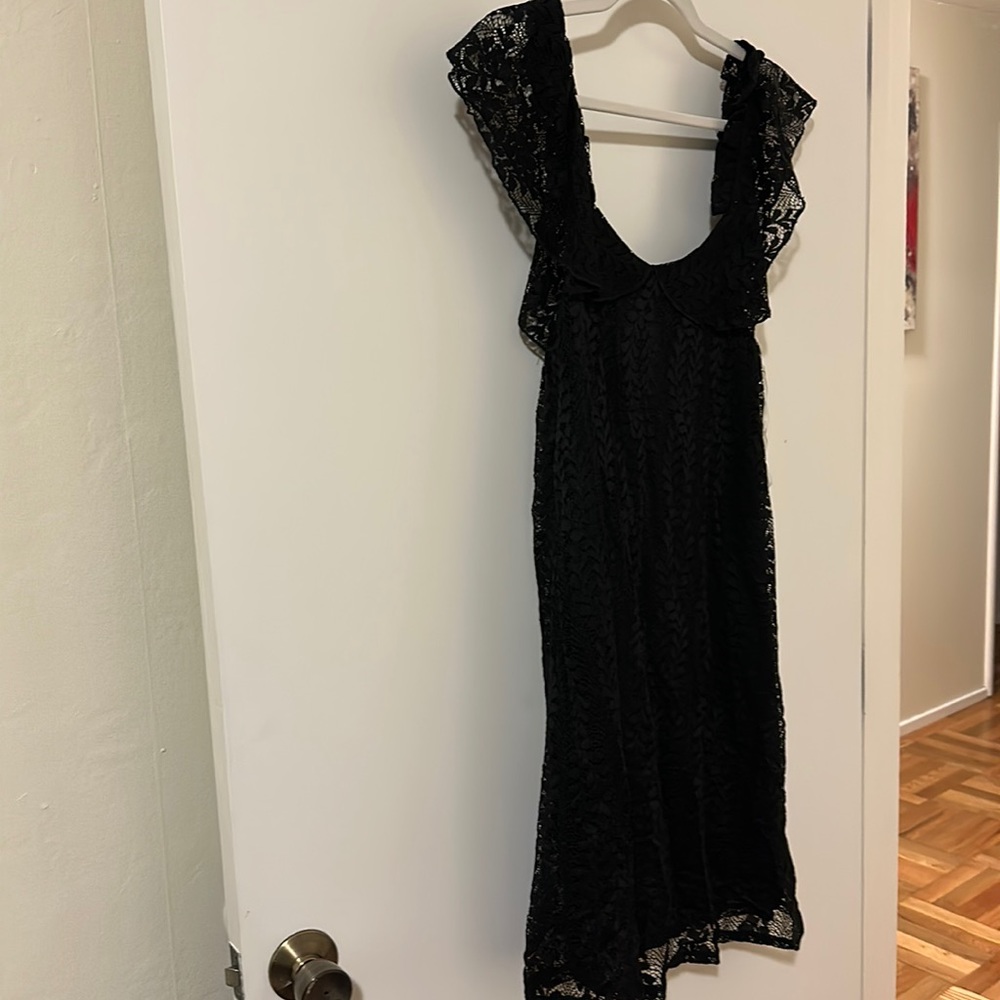 C.O.B lace dress black used size 1XL